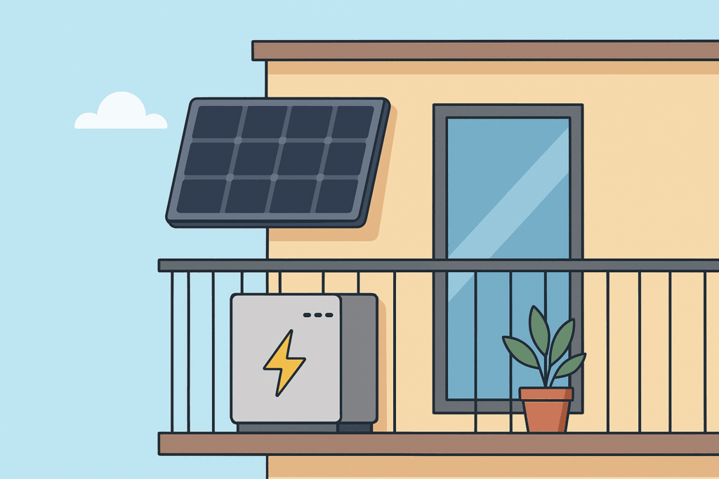 Solarne elektrarne, balkon kot vir energije.