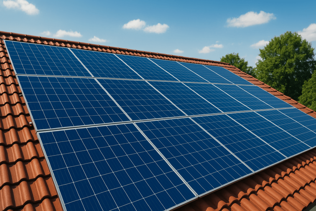 Kaj je sončna elektrarna, prikaz sončne elektrarne.