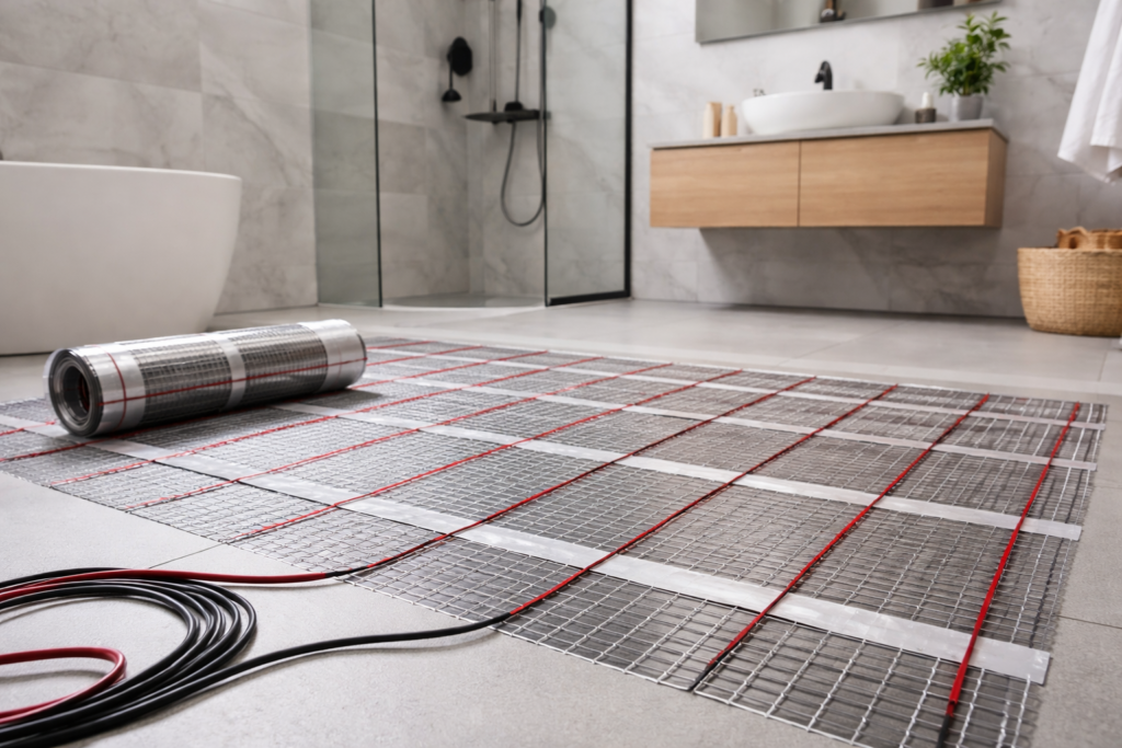 Grelne folije za kopalnico.