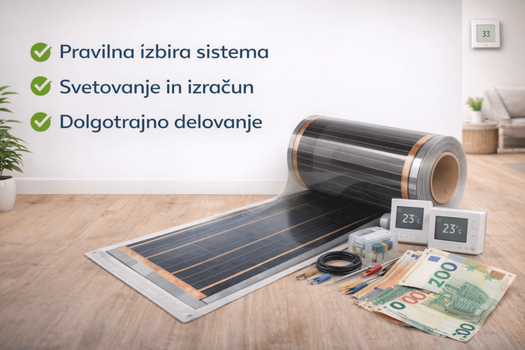 Pravilna izbira grelnih folij.
