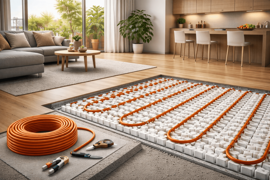 Sistemske plošče za talno gretje.